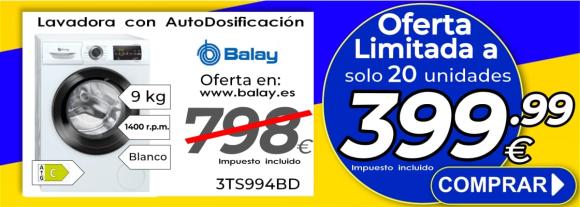 LAVADORA 3TS994BD AUTODOSIFICACIÓN 