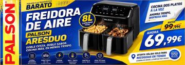 FREIDORA DE A AIRE PALSON ARES DUO 8 LITROS