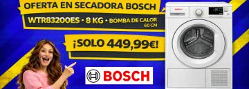 Secadora con bomba de calor BOSCH WTR83200ES 8kg 