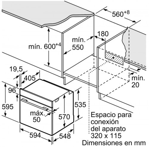 3HB2010X0 Horno  Balay Electrodomésticos ES