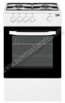 Cocina tradicional Beko CSG42009DW Blanca 4 zonas butano