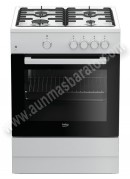 Cocina tradicional Beko FSG62000DWL Blanca 4 zonas