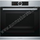 Horno Multifuncion con vapor Bosch HRG635BS1 Cristal negro e Inox A 