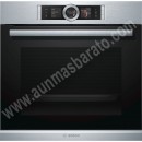 Horno Multifuncion con vapor Bosch HSG636BS1 Cristal negro e Inox A 