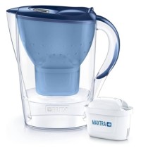 Jarra BRITA Marella Azul   2 Filtros Maxtra  (Capacidad: 2.4 L - Filtración: 1.4 L)