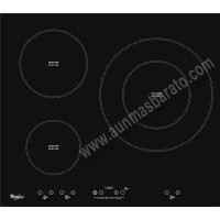 Vitroceramica induccion Whirlpool ACM332BA 3 zonas 60cm