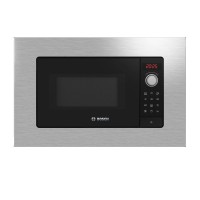 Microondas Integrable Bosch BEL623MS3 Cristal negro e Inox