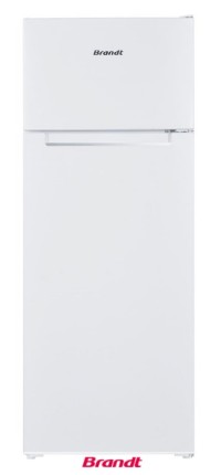 Frigorífico Dos Puertas BRANDT BFD4522SW Cíclico  142 cm  206L  Blanco