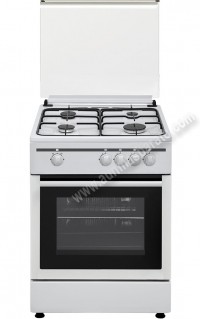 Cocina Tradicional Vitrokitchen CB55BB 4 zonas gas Butano Blanca