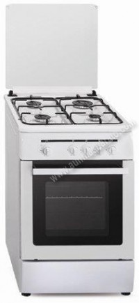 Cocina Tradicional Vitrokitchen CB55BN 4 zonas gas Natural Blanca