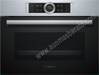 Horno multifuncion Bosch CBG633NS3 Cristal negro e Inox 45cm A 