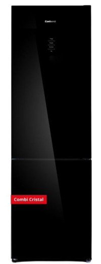 Frigorifico combi Corbero CCGLML201725NFN NoFrost Cristal negro E