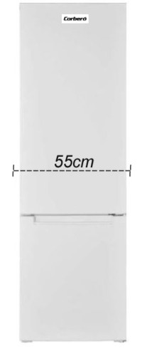Frigorifico combi Corbero CCH1824EW Estatico Alto 180 cm