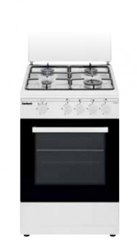 Cocina tradicional Corbero CCSF45020BW Blanca 4 zonas gas Butano