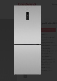 Frigorifico Combi Corbero CCT1857024NFXINV No Frost Inox 185cm