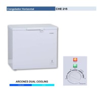 Congelador Horizontal Rommer CHE 215 Estático 199 L Clase E Blanco)