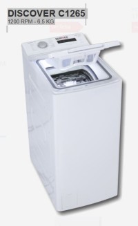 Lavadora carga superior Rommer DISCOVER C1265 6.5 Kg Blanco