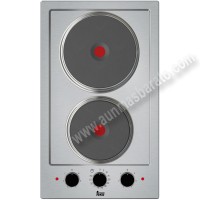 Placa modular electrica Teka EFX 30.1 2P Inox 30cm 2 zonas