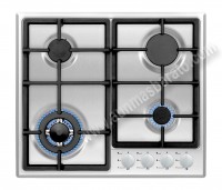 Encimera de gas Vitrokitchen EN63IN Inox 4 zonas 60cm