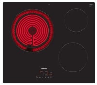 Placa vitrocerámica SIEMENS ET63RBEA8E 60 cm Negro iQ300 sin perfiles 