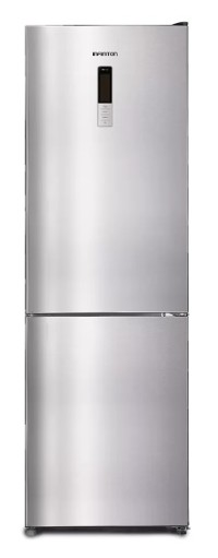 Frigorífico Combinado INFINITON FGC885W No Frost 185cm 317L Inox