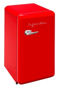 Frigorífico Mini INFINITON FGV158 Ciclico 87cm 90L Rojo