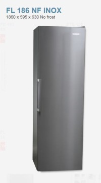 Frigorifico 1 puerta Rommer FL186NF Inox 186cm NO FROST 