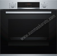 Horno pirolítico Bosch HBA5740S0 Inox y Cristal Negro