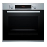 Horno Multifuncion con vapor Bosch HRA512ES0 Cristal negro e Inox 