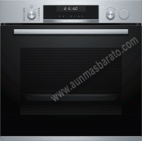 Horno Multifunción con vapor Bosch HRA5380S1 Cristal negro e Inox A