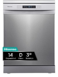 Lavavajillas Hisense HS623D10X Inox 14 servicios D