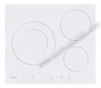 Vitroceramica induccion Cata IB 6203 WH 3 zonas 59cm
