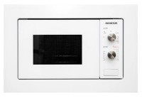 Microondas Integrable INFINITON IMWWHITE1720 20L 800W Cristal Blanco Grill