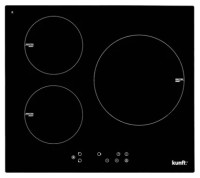 Placa de Inducción KUNFT KIH3301 (Eléctrica 59 cm Negro)