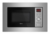 Microondas integrable con grill Midea MCMI208GDIP Inox antihuellas