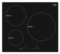 Placa Inducción NEW POL NW3INDK1, 3 Zonas, 60 cm, Negro, Sin Marco