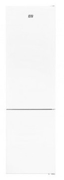 Frigorífico combi NEW POL NWC201EE No Frost, 201 cm, Eficiencia E, Blanco