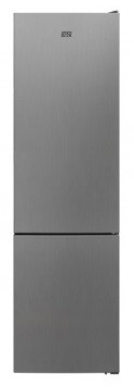 Frigorífico combi NEW POL NWC201EEI No Frost, 201 cm, Eficiencia E, Inox