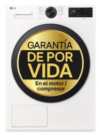 Secadora LG RHX5009TLB con Inteligencia artificial 9kg con Dual Inverter 