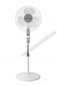 Ventilador de pie Orbegozo SF0147 Blanco 3 velocidades