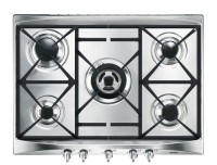 Encimera de gas Natural Smeg SR275XGH2Inox 70cm 5 zonas