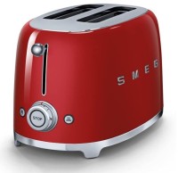 Tostador pan Smeg TSF01RDEU Linea Anos 50 Rojo