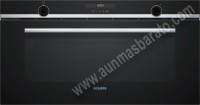 Horno multifuncion Siemens VB558C0S0 Cristal negro e Inox 90cm