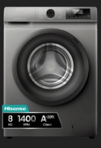 Lavadora Hisense WF1Q8041BT  8Kg 1400rpm Inox