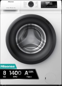 Lavadora Hisense WF1Q8041BW 8Kg 1400rpm 